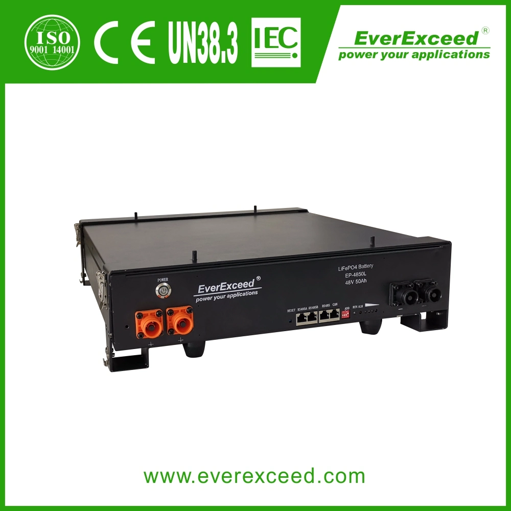 UPS Battery Base Station Back up Battery 51.2V2000ah 5u 19 Inch Rack LiFePO4 Solar and Wind Ernergy Storage Battery