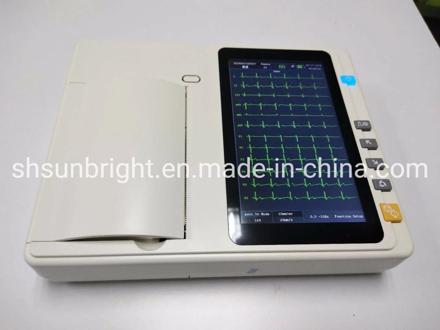 7 Inch Cheap Portable 6 Channel ECG Machine Sun-7062 for Sale