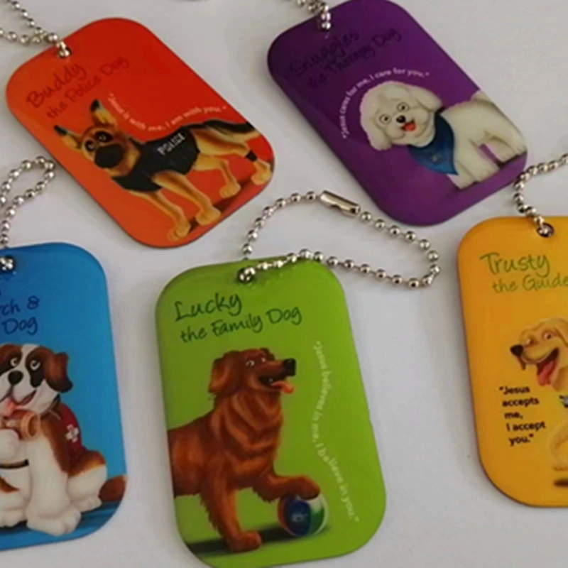 Custom Printing Pin Dog Tag for Promotion Events