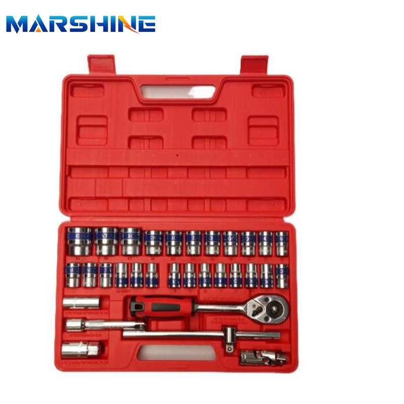 Manual Hardware Toolbox Full Set Auto Repair Tool Sleeve Wrench Set