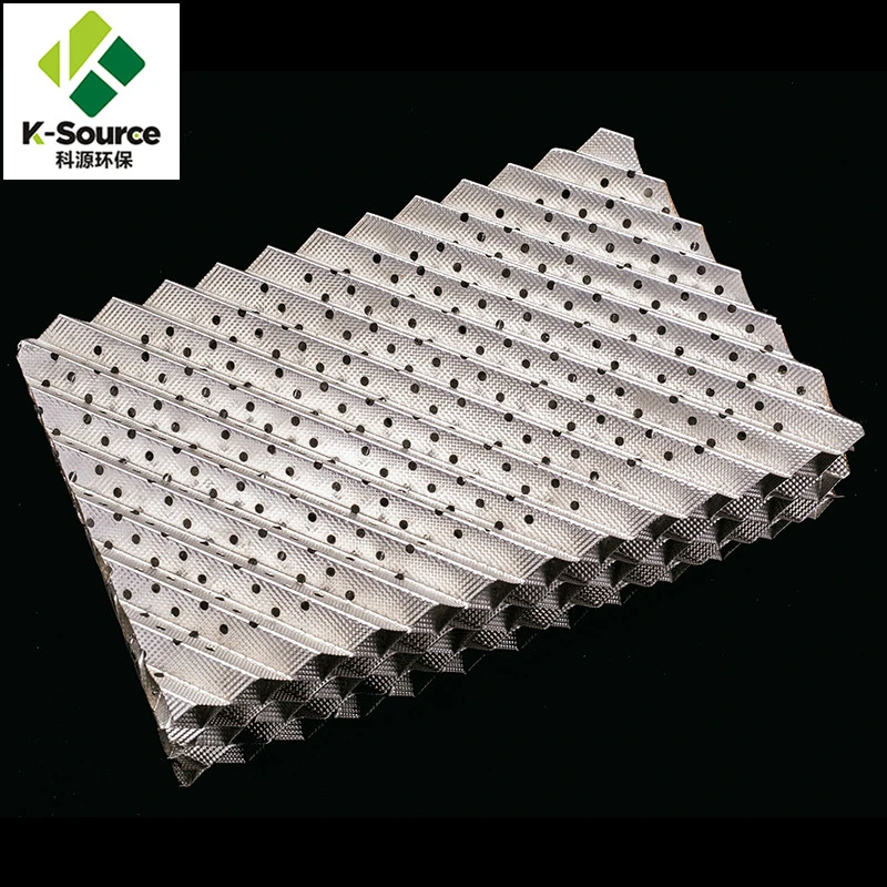 125y 250y 350y 450y Metal Corrugated Plate Structured Packing for Vacuum Distillation Tower