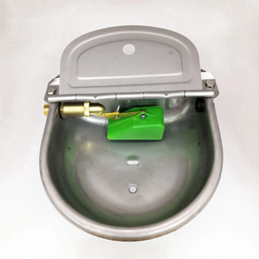 Water Trough with Float Valve Drain with Plug for Easy Cleaning