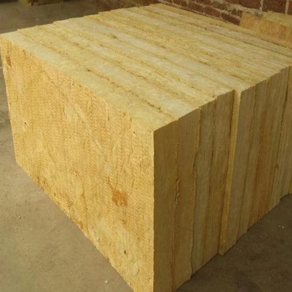 Class a Fire Resistance External Wall Thermal Insulation 120kg/M3 140kg/M3 50mm 75mm 100mm Rock Mineral Wool Board/Slab/Sheet