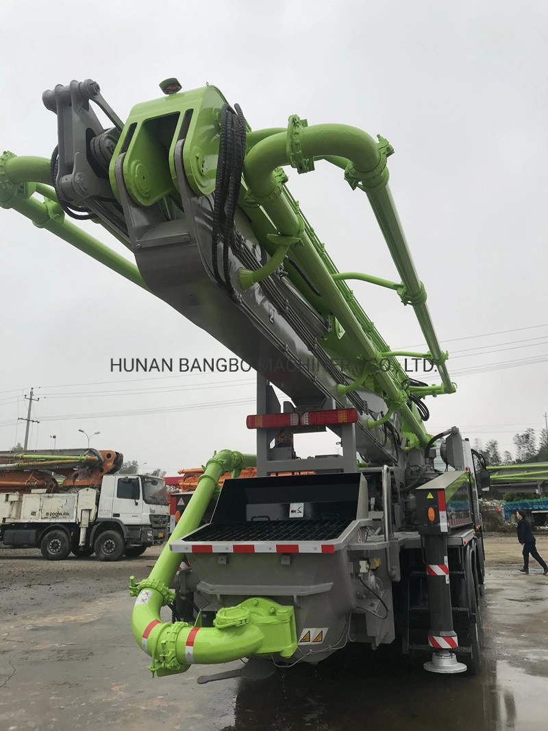 38m Baubetonausstattung Beton Platzierung Boom LKW montiert Beton Pumpmaschine Für Betonpumpe