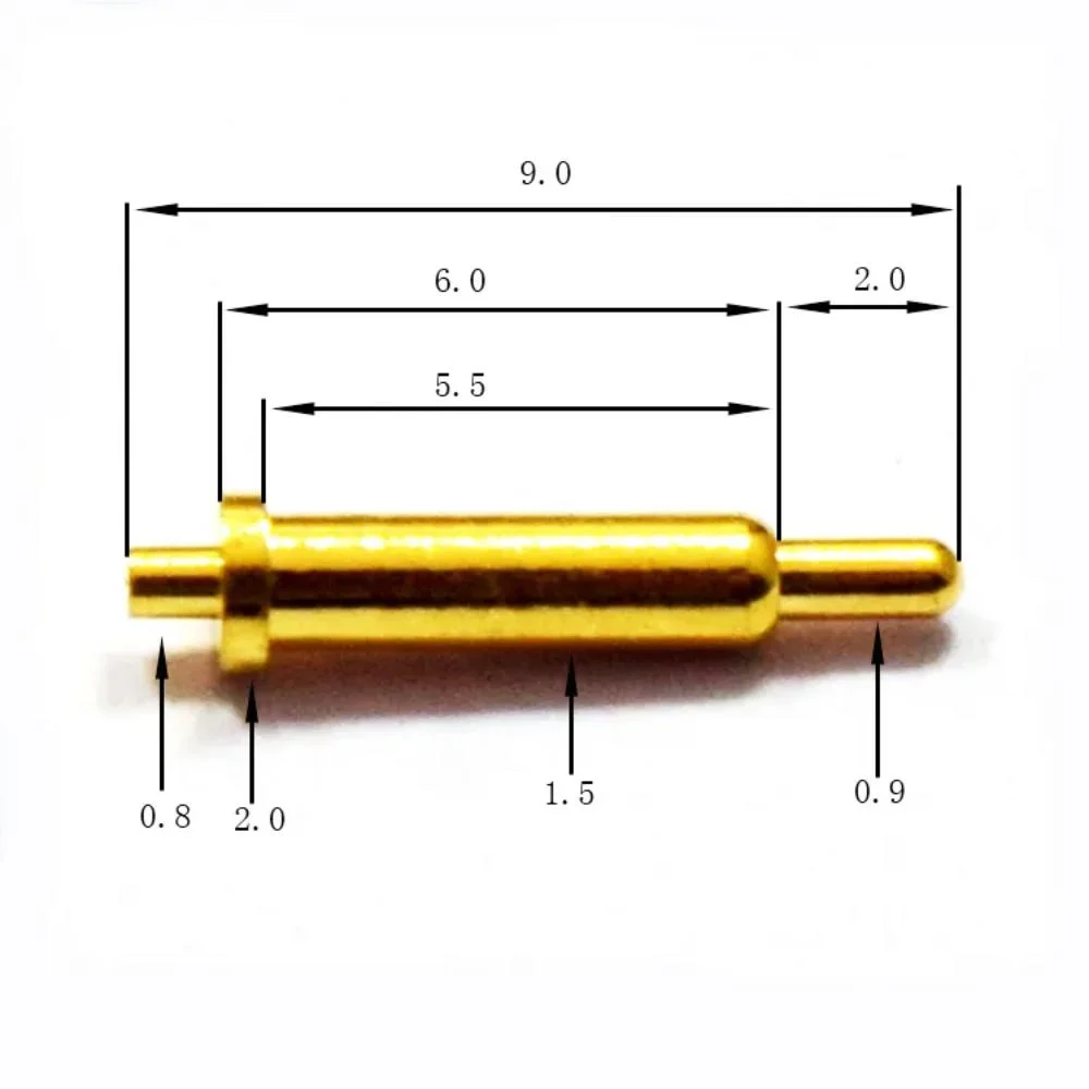 Custom High quality/High cost performance  Copper Alloy Through Hole Piston 4 Position Spring Connector Pogo Pin