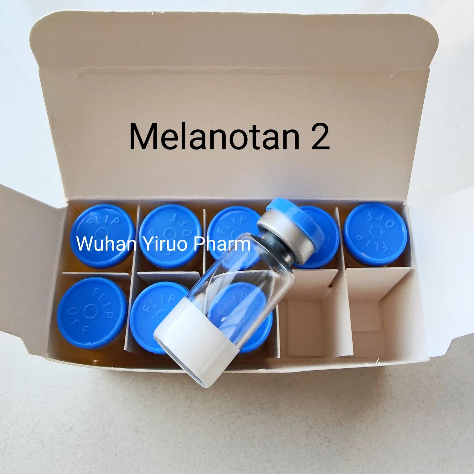 UK/Au/Se/Norway Hot Selling Tanning Peptides Melanotan II, Melanotanii, Melanotan2, Mt2 Powder in Vials Lyopillized 10~50mg Available