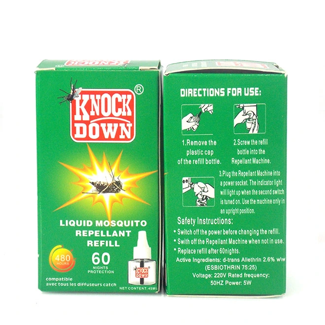 Knock Down 45ml Liquid Mosquito Electronic Repellent