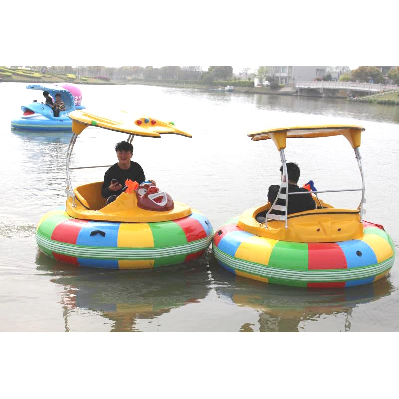 Water Amusement Park Rides Inflatable Tyre Electric Bumper Boat for Adult and Children