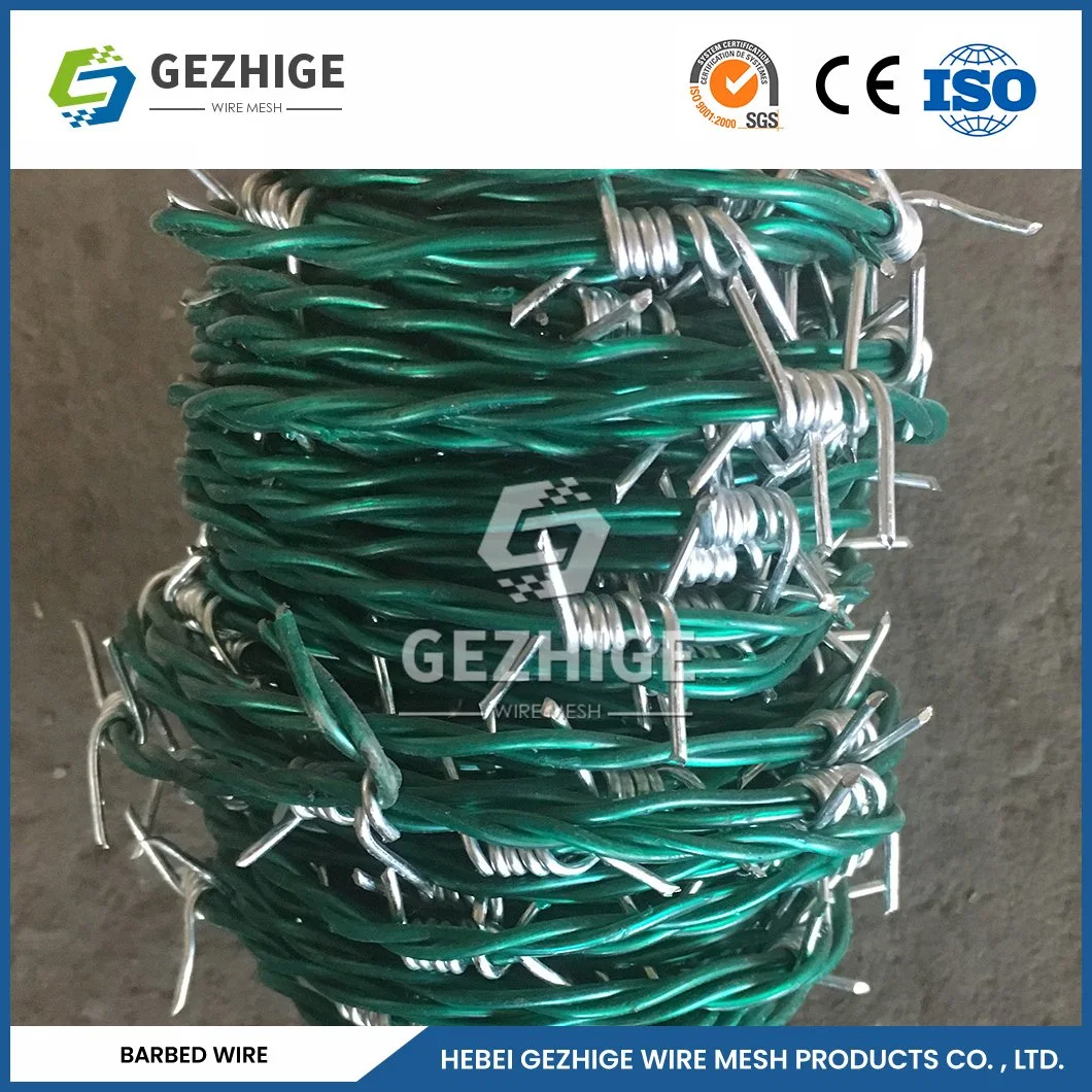 Gezhige Spiral Barbed Wire Factory 60mm Barb Length Aluminum Alloy Barbed Wire China 6.9223 Stab Distance Barbed Wire Round