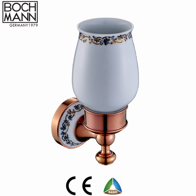 High quality/High cost performance Full Brass Rose Gold Bathroom Accessory Soap Dish Holder