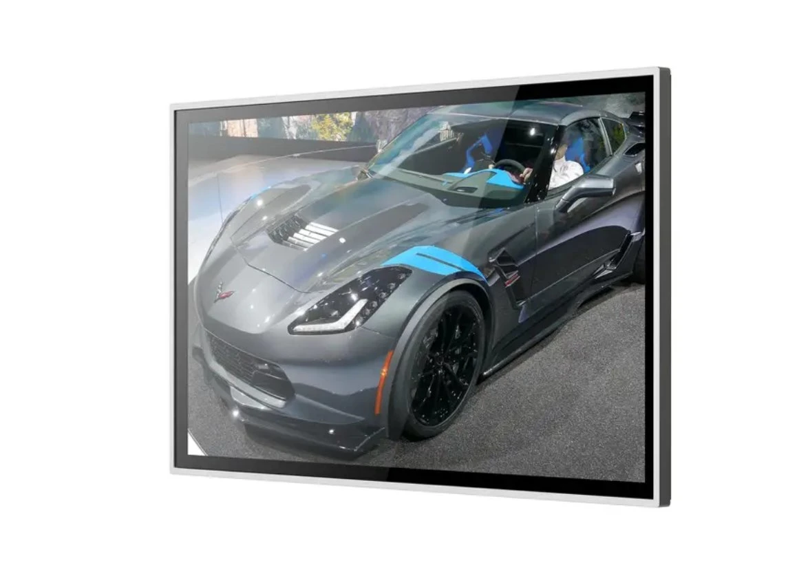 Digital Signage LCD-Touchscreen-Kiosk, Wandmontierter Monitor, Smart TV Werbung Player LCD-Display Indoor Outdoor für Supermarkt
