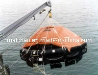 35man Solas Marine Inflatable Liferafts Throw-Overboard Inflatable Life Raft for Marine Lifesaving