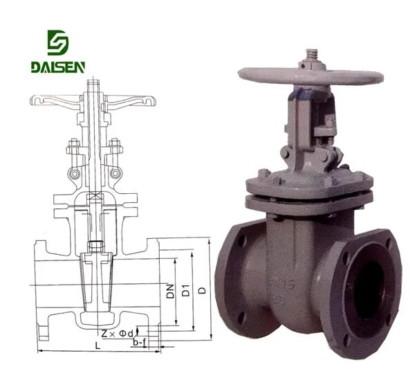 Russia Standard Pn16 Stainless Steel/ Carbon Steel Gate Valve