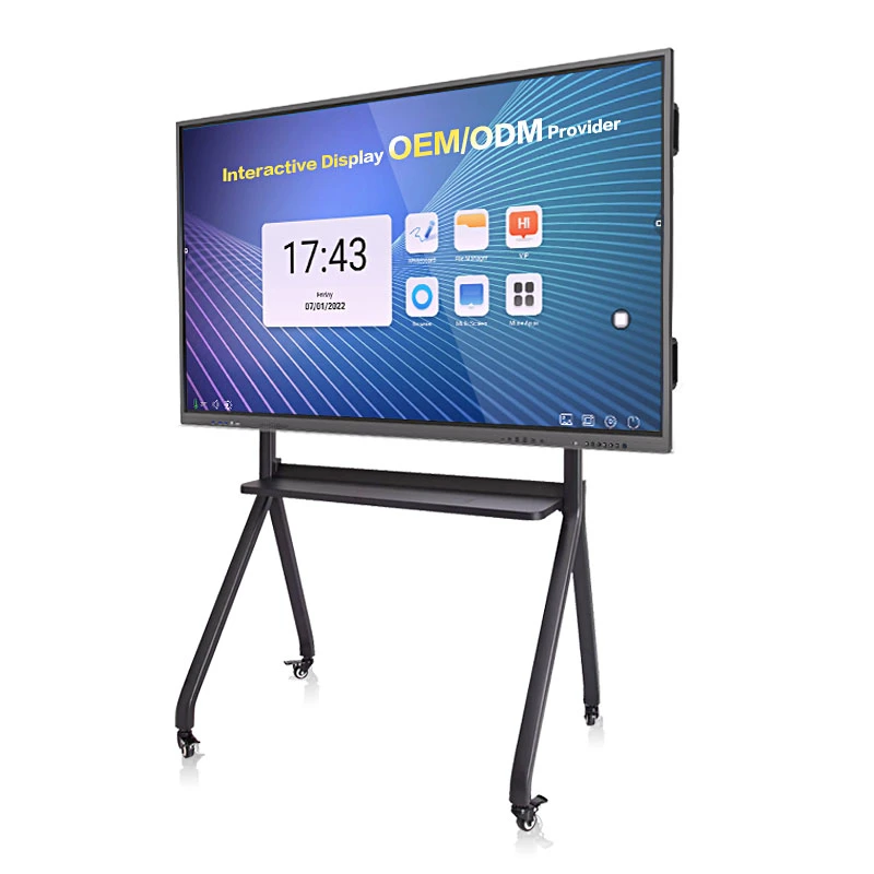 Commerce de gros 65 75 86 98 110 pouces tactile IR T CVT982 311d2 Smart Board pour l'éducation interactive à écran plat