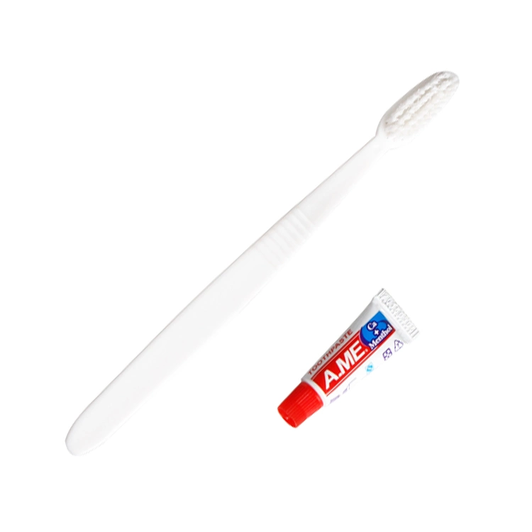 Wholesale/Supplier Mini Hotel Toothpaste and White Toothbrush Kit