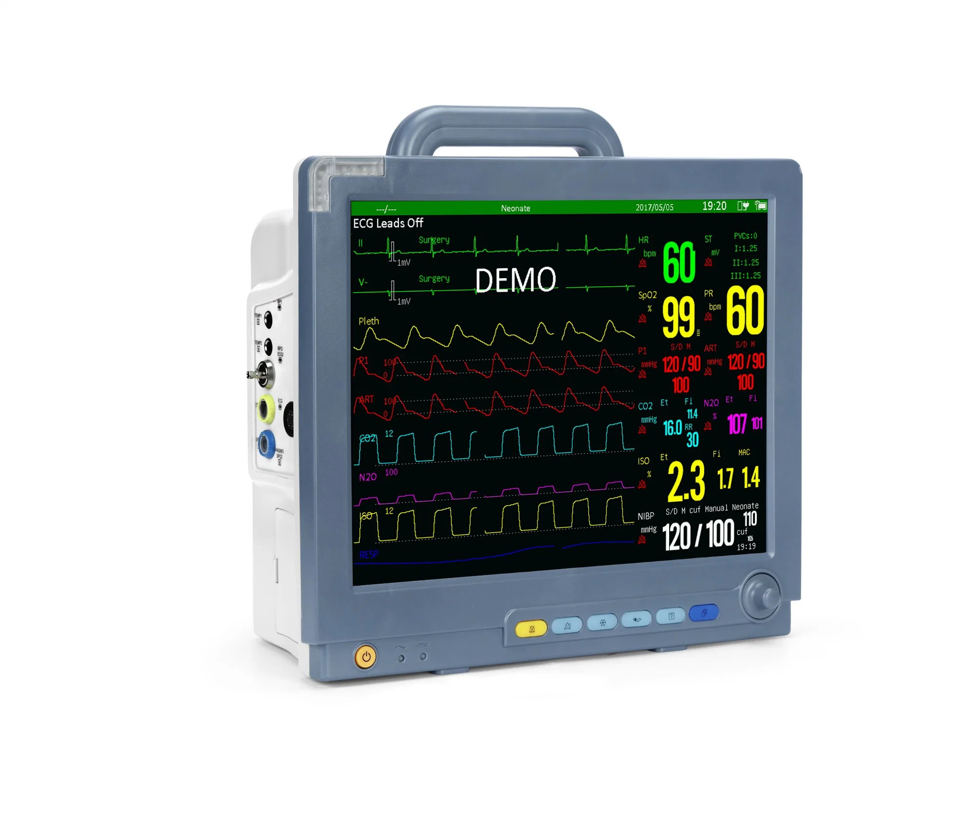 Sinnor Multi-Parameter Patient Monitor with WiFi Centre System (SNP9000M)