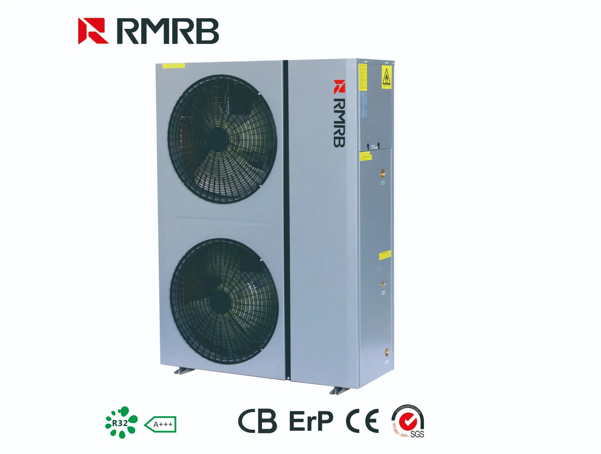 5HP 380V 17kw Split R410A Refrigerant Low Temperature Evi Full DC Inverter Air to Water Heat Pump