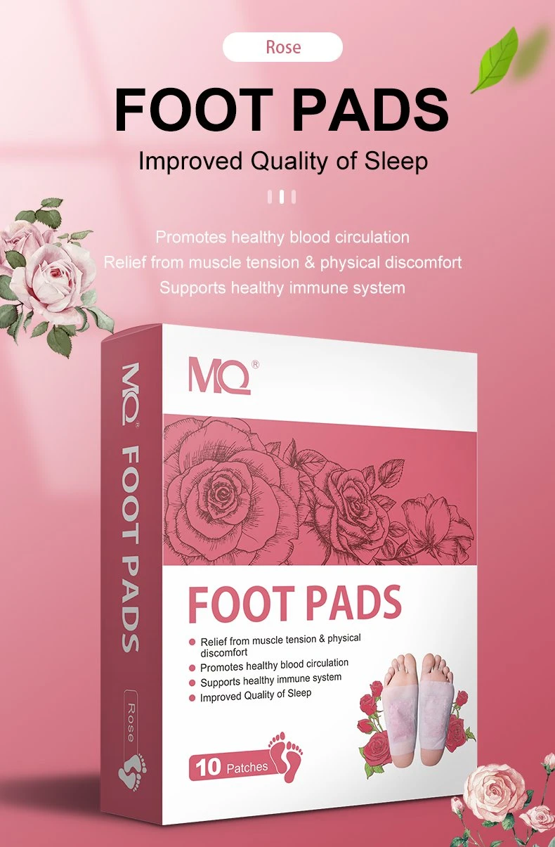 2 en 1 Green Tea Dehumidification Health Broadcast Foot Patch Desintoxicación