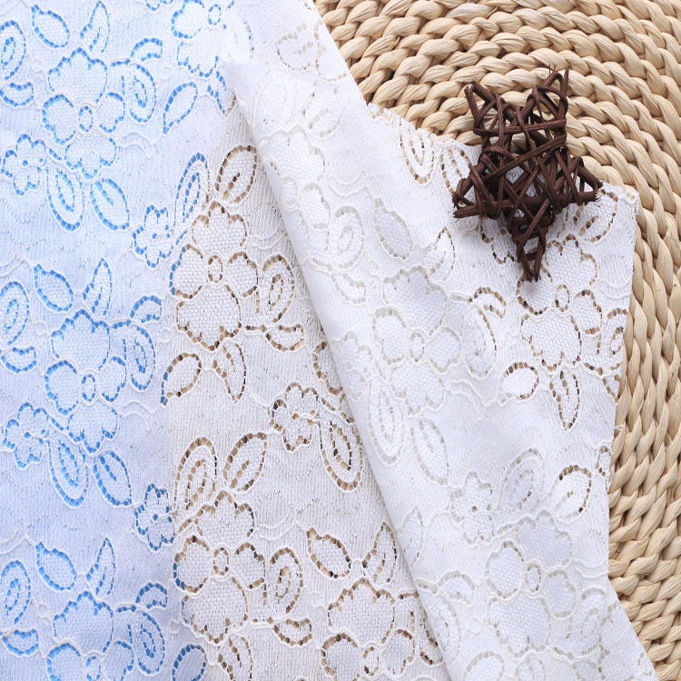 New Jacquard Cheongsam Fabric Plant Pattern Brocade Cotton Non-Elastic Lace Can Be Customized Color