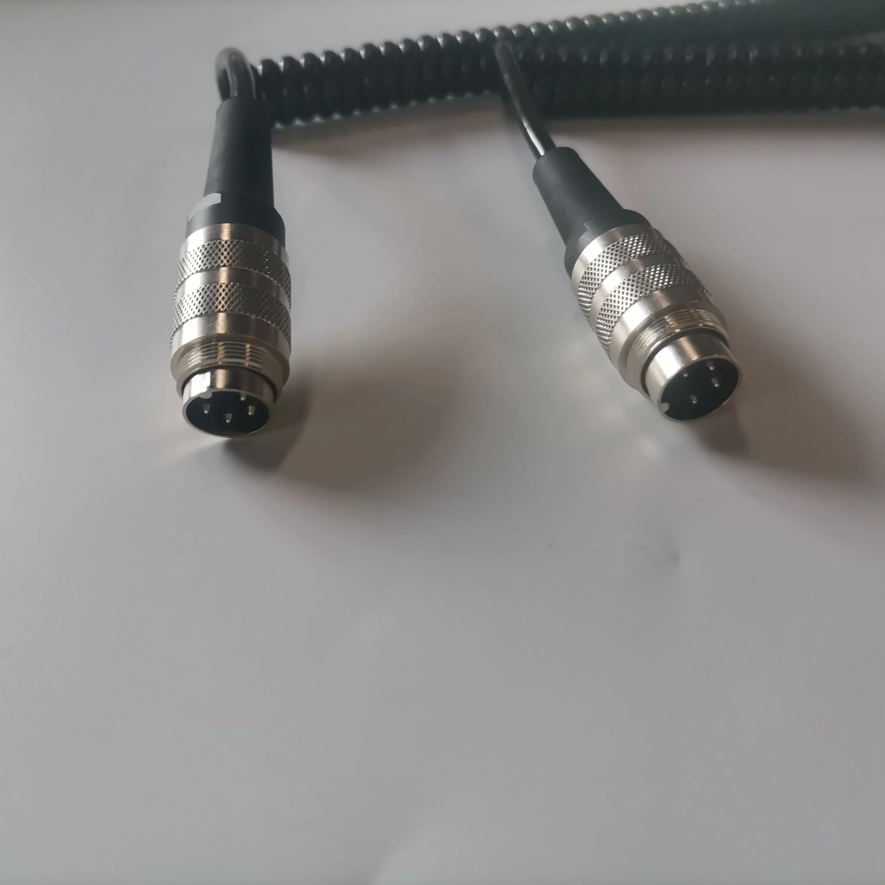 Cabo de mola elétrica de 1,5mm2 com bobina de cabos de alimentação com Aviação de 3núcleos Conector