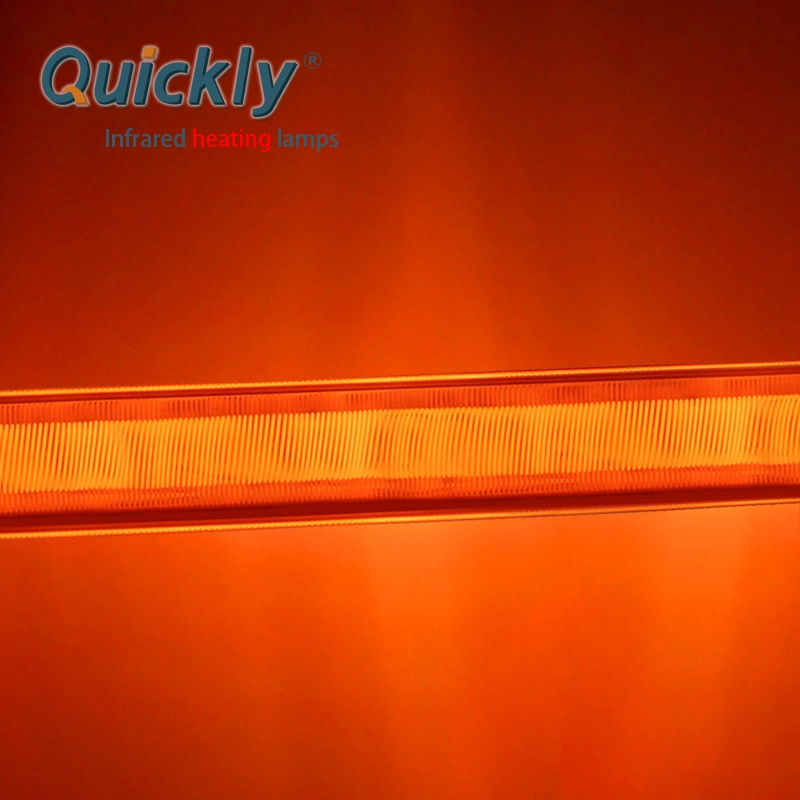 Industrial Infrared Drying Tunnel Furnace Lamp Element Quartz Tube IR Heaters for Textile Silk Screen Printing