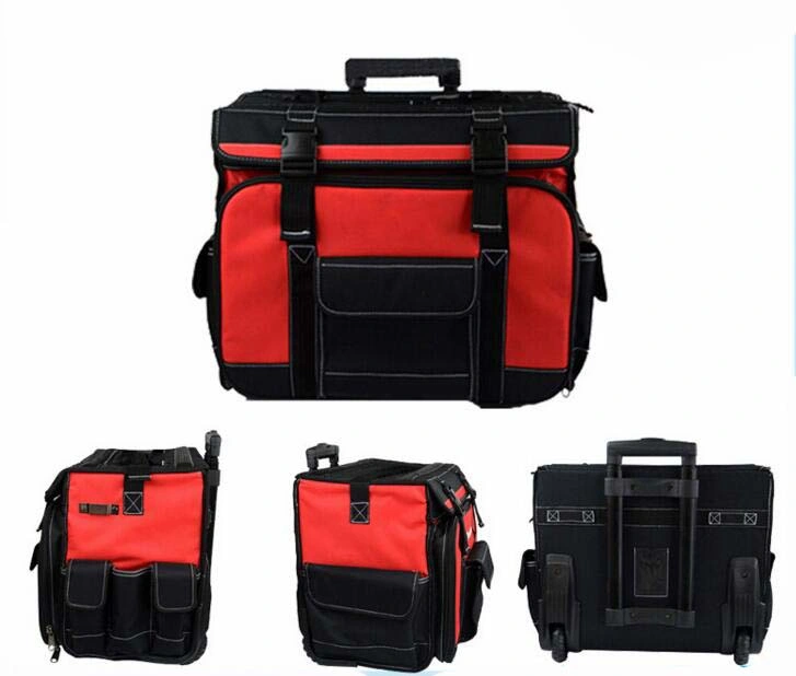 Rolling Trolley Tool Bag Durable Tool Bag with Wheels Sh-16042622