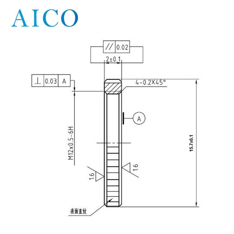 Metal Aluminum Threaded M12 Pitch 0.5mm M12*0.5 Fix Fixing Retaining Lock Nut Locking Ring Gasket Washer for Tension M12XP0.5 S Mount Lens Lenses