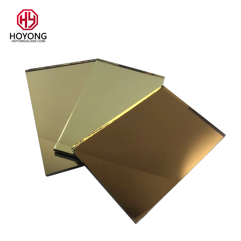 4mm 5mm 6mm Tea Colour Tinted Golden Bronze Mirror Glass