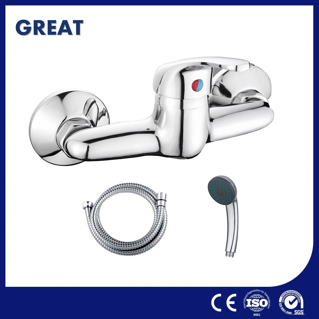 Great Shower Valve Body for Shower Faucet Trim Factory Customized Tub Shower Faucet Gl35405A54 Chrome Single Lever Shower Faucet China Waterfall Shower Faucet