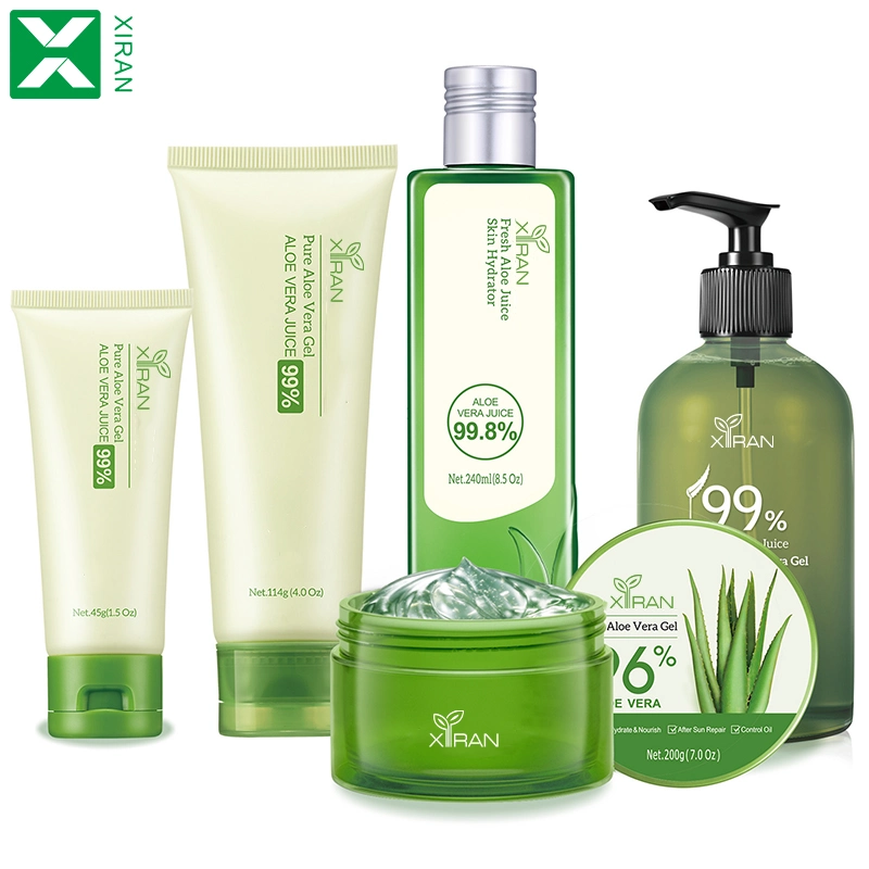 Gesichtscreme Toner Reine Aloe Gel Pflegende Reiniger Aloe Vera Hautpflege-Set