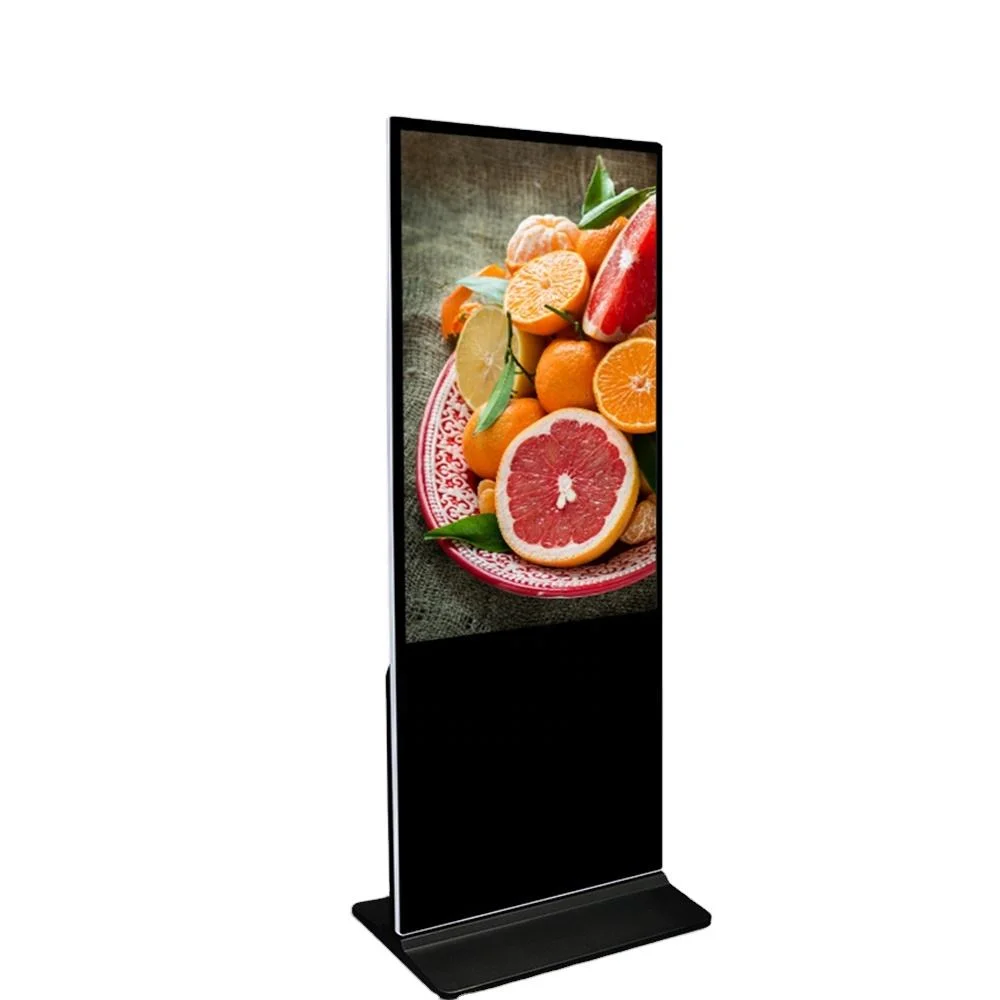 شاشة الأشعة تحت الحمراء Totem Digital Signage WiFi LED Poster Brightness Standing ملصق LED لإعلانات الشاشات الكاملة