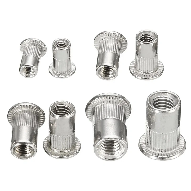 White and Yellow Zinc Plated Rivet Nut Plus Nut Pull Nuts