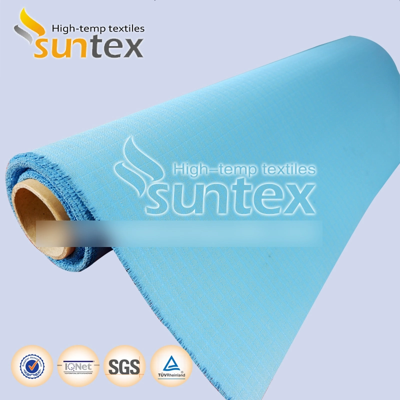 Manufacturer High Temperature Colored Silicone Coated Industrial Fiberglass Fabric Reinforced Glass Fiber