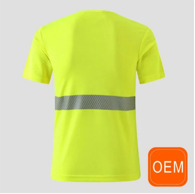 Custom Unisex Reflective Short Sleeve T Shirt Printing with Your Own Logo