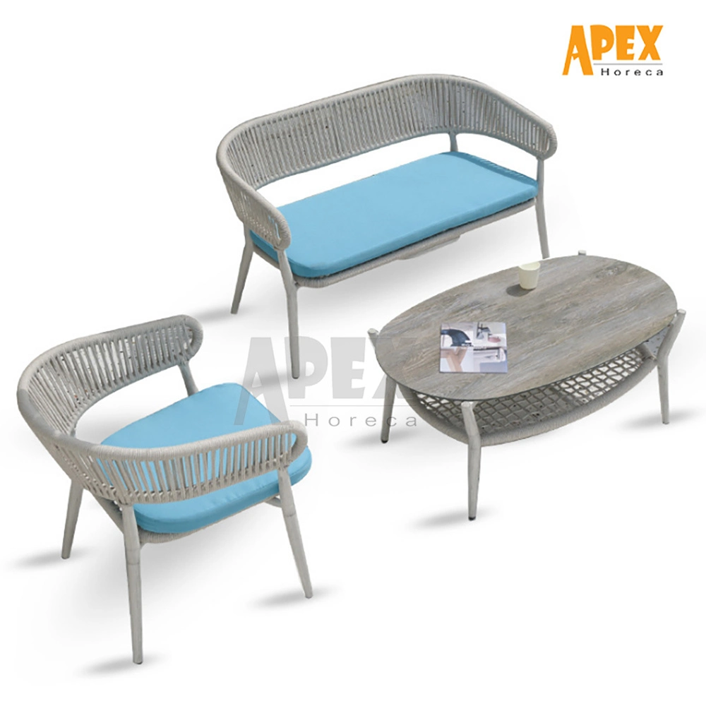 New Casual Portable Patio Furniture Outdoor Waterproof Anti-UV Sofa Set