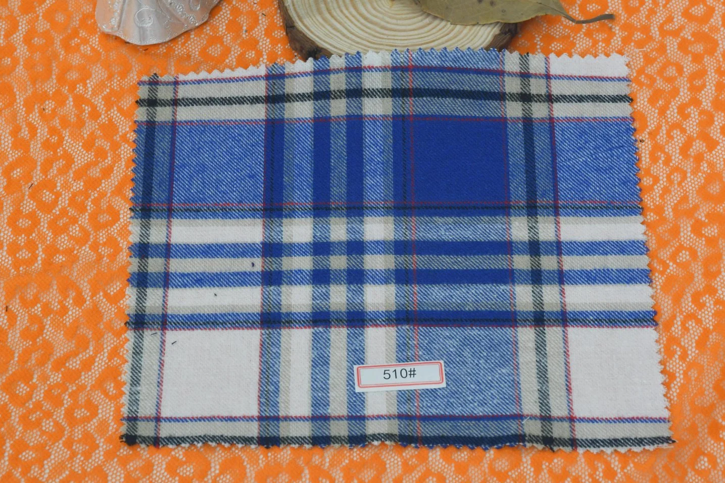 Cotton Linen Yarn Dyed Check Fabric for Shirt