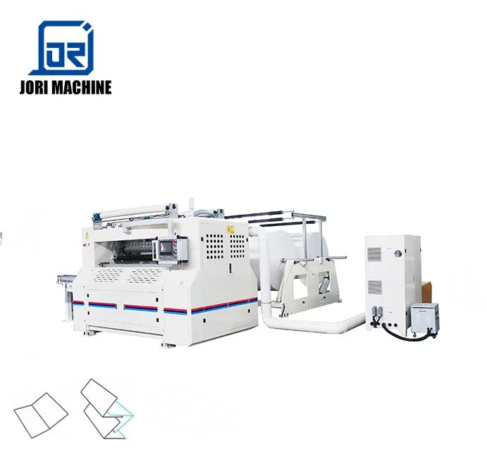 1400mm Edge Embossing Facial Tissue Napkin V Folding Machine