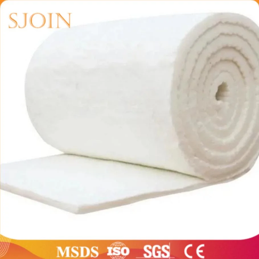 96/128/160 Kg/M&sup3; Building Material Ceramic Fiber Blanket for Refractory & Insulation & Fireproof & Acoustic