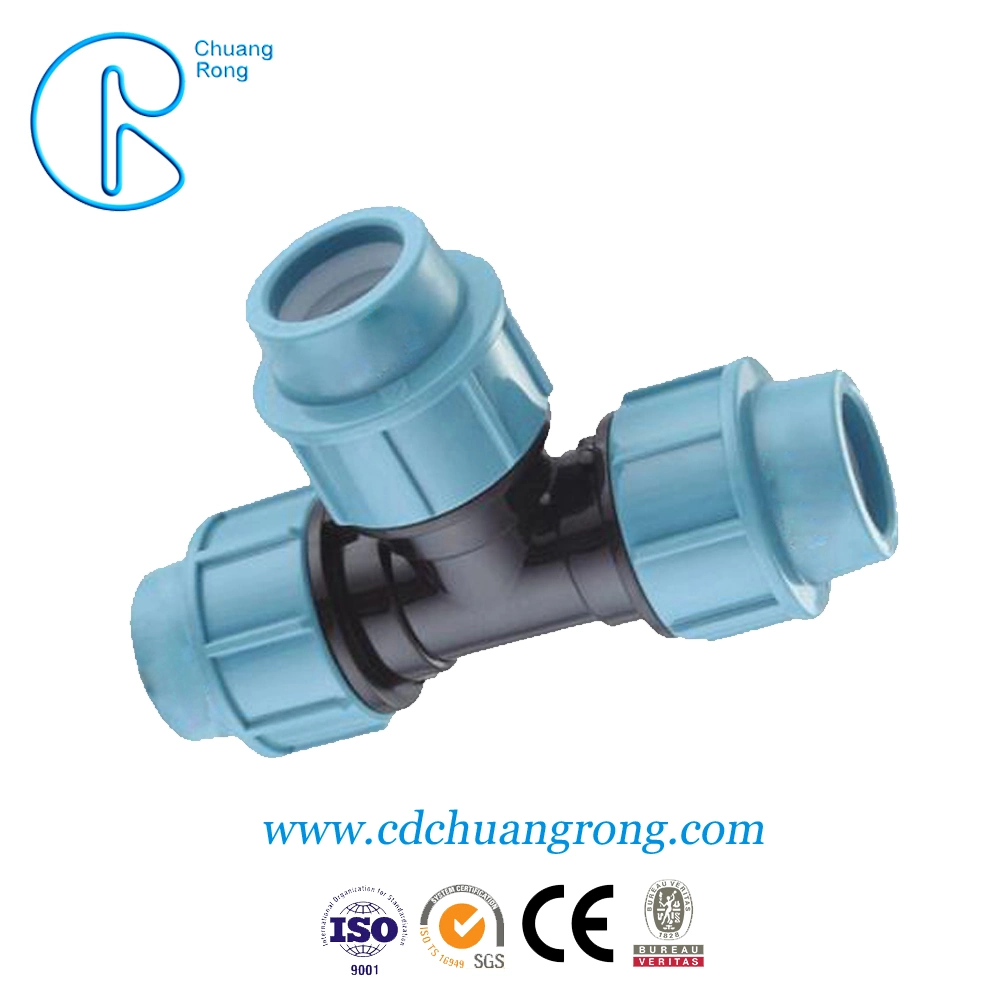 New Color End Cap PP Compression Water Pipe Fittings