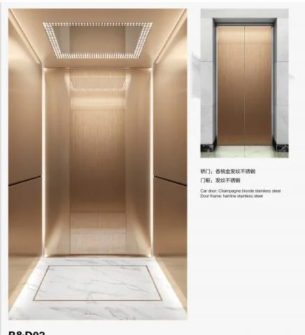 320kg Glass Stainless Steel Home Lift Elevator Without Machine Room