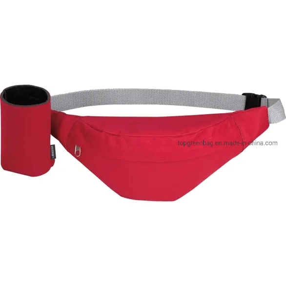 Promotional Party Fanny Packs Wasit Bag with Koozie Wine Bottle Beer Stubby Can Coolers