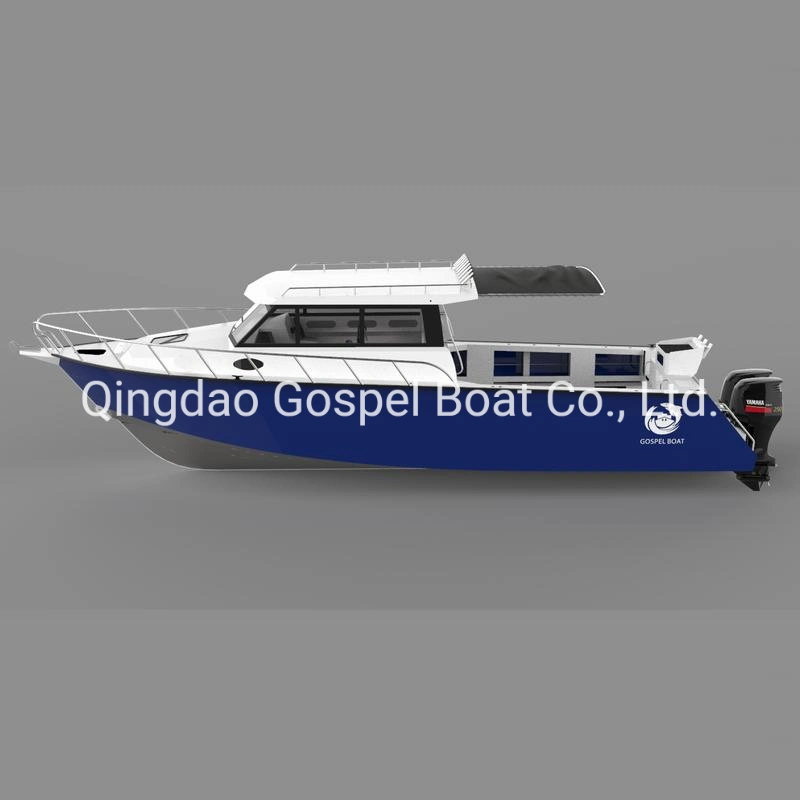 Evangelho barco de alumínio para venda México- 11.4m Alumínio barco de pesca para mergulho, dia de viagem com Handbasin &amp; sistema de ar condicionado