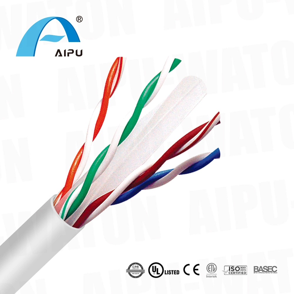 CAT6 U/UTP-Datenkabel, blankes Kupfer, 4-paarige Computerkabel, Netzwerkkabel, 305m CPR-Zulassung Belden, Commscope, Panduit UL, ETL, CE PVC/LSZH/PE