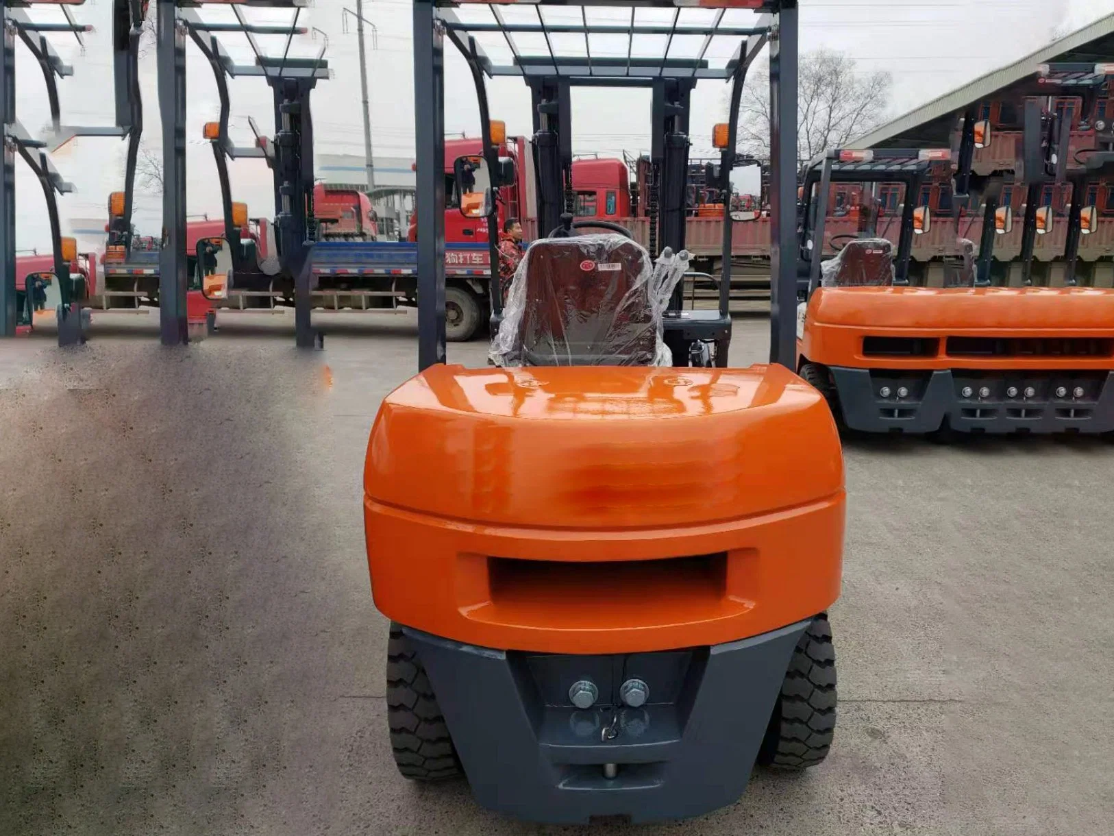 Low Price K Series 3.5 Ton Forklift Manual Forklift CPC35 Cpcd35 with Solid Tire in Algeria