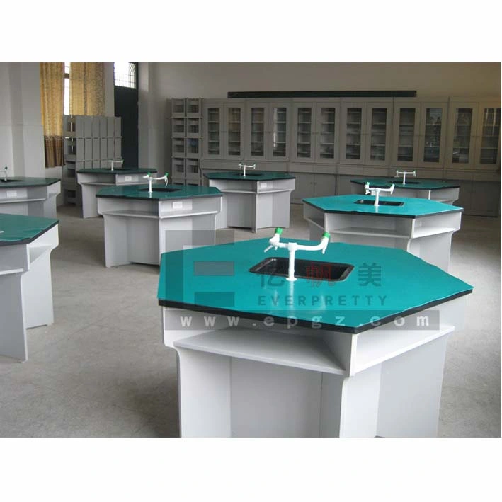 أثاث مختبر معدات المدرسة طاولة مختبر كيميائي