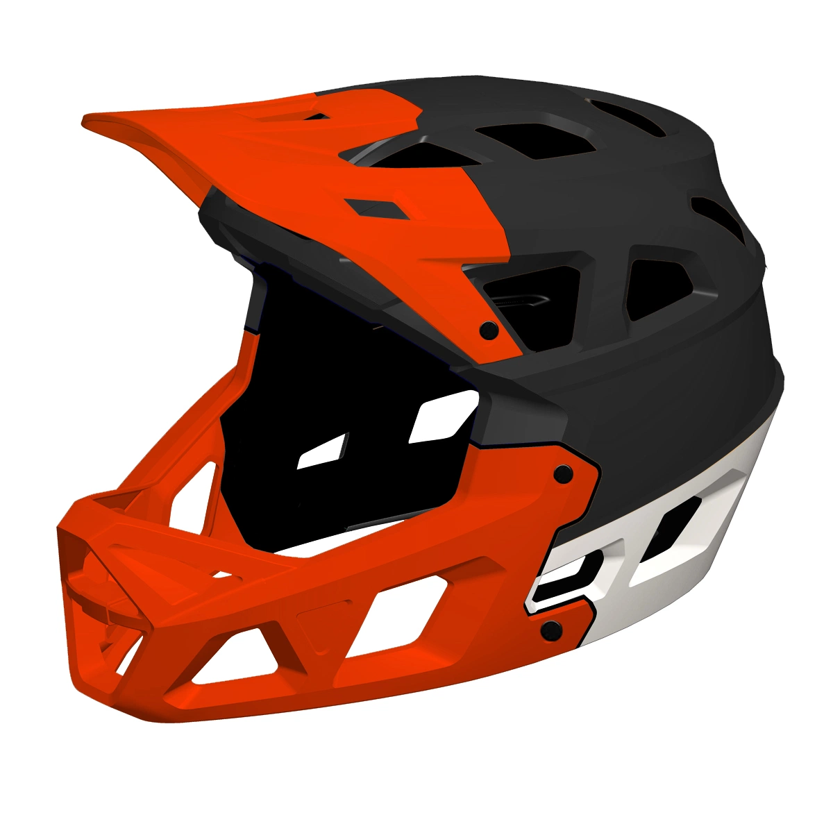 Casco de bicicleta de montaña ajustable para adultos, deportivo y protector, con cara completa para la seguridad en descensos, enduro y senderismo en montaña.