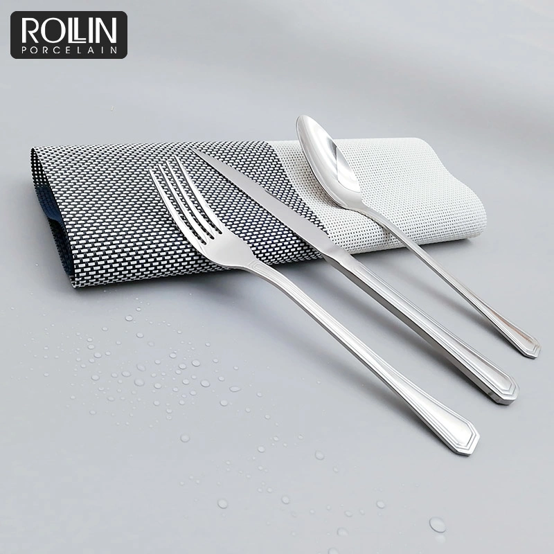 Customized Logo Mirror Polished Stainless Steel Flatware