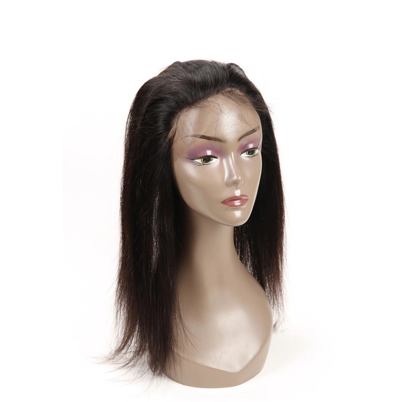 360 Lace Front Wig Hair Pieces Top Swiss Lace Frontal Straight Peruvian Virgin Human Hair Wigs