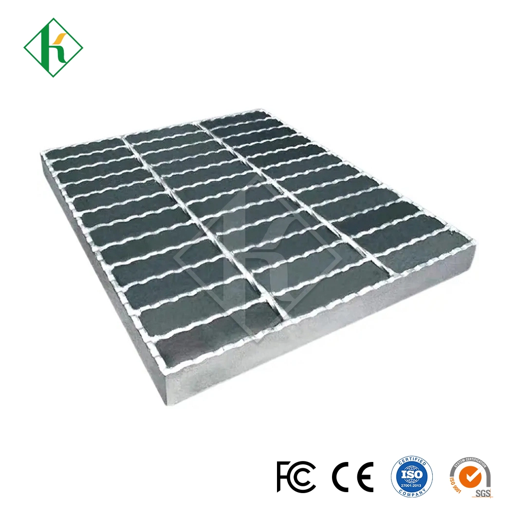 Kaiheng Platform Steel Grating Suppliers Trench Cover Plate China Trench Drain Steel Middle Slot Ditch Cover