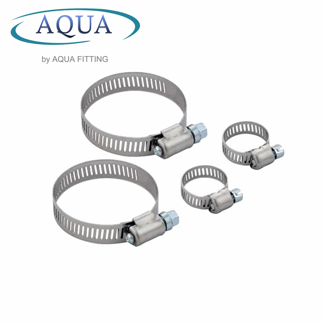 SS316 W5 Band Width 9.7mm 11.7mm Stainless Steel Couplings Hose Clamps